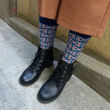 Chaossocks Art Deco Bowtie Navy