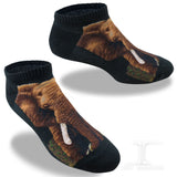 Ankle Socks Wild Life Elephant