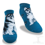 Ankle Socks Husky Dog