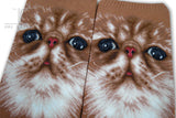 Ankle Socks - Persian Cat Face
