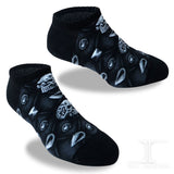 Ankle Socks Spikes and Skulls