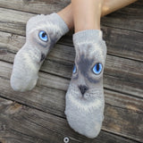 Ankle Socks - Ragdoll Cat Face