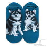 Ankle Socks Husky Dog