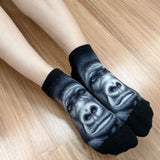 Ankle Socks Wild Life Gorilla