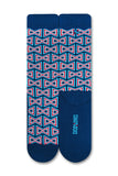 Chaossocks Art Deco Bowtie Navy