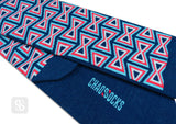 Chaossocks Art Deco Bowtie Navy