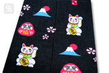 Chaossocks Hello Cat Fortune Black
