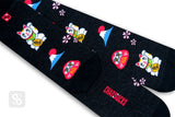 Chaossocks Hello Cat Fortune Black