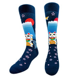 Chaossocks Big Fortune Hello Cat Navy