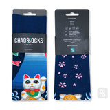 Chaossocks Big Fortune Hello Cat Navy