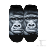 Ankle Socks Wild Life Gorilla
