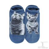 Ankle Socks Russian Blue Cat