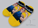 Ankle socks - Masterpiece - We Can Do It Rosy