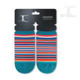 Ankle socks - 30 Stripes Azure design