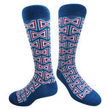 Chaossocks Art Deco Bowtie Navy