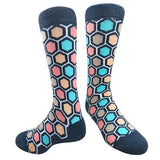 Chaossocks Art Deco Honeycomb Gray