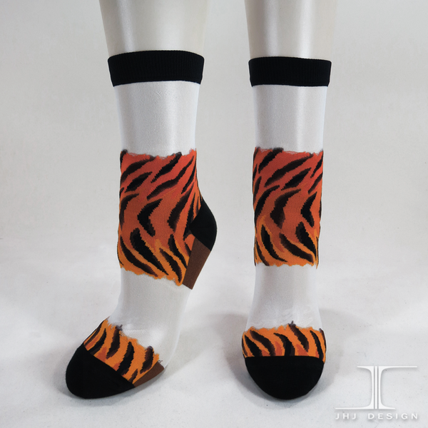 Animal Skin socks - Tiger spot design