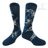 Paddy Bird and Magnolia Flowers - Katsushika Hokusai