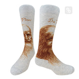 Chaossocks Artist Da Vinci Self Portrait