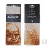 Chaossocks Artist Da Vinci Self Portrait