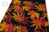Maple Leaves and Hemp - Red