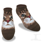 Ankle Socks - Maine Coon Cat Face