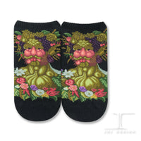 Ankle Socks Masterpiece Rudolf II of Habsburg as Vertumnus Arcimboldo