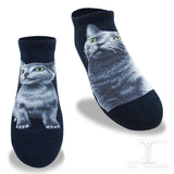 Ankle Socks Russian Blue Cat