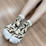 Ankle socks Wild Life Snow Leopard