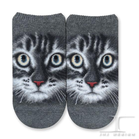 Ankle Socks - American Short Hair Cat Face