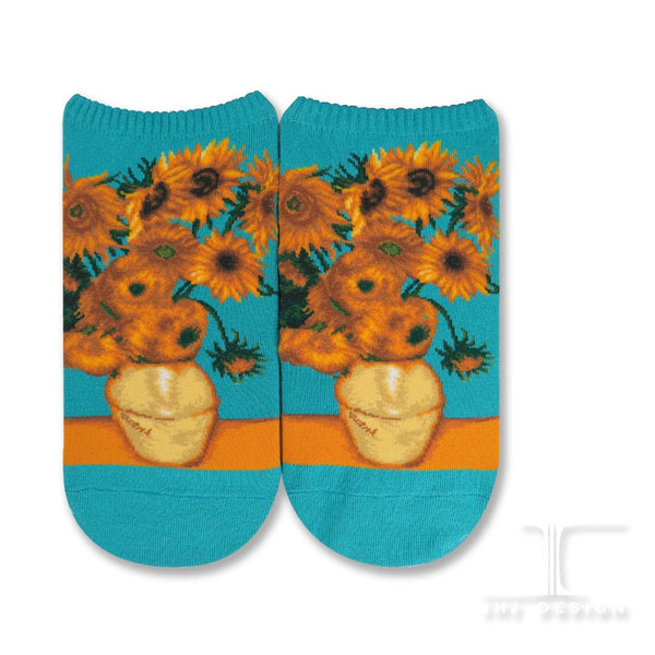 Ankle Socks Masterpiece Sunflower Van Gogh