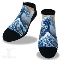 Ankle socks Masterpiece Great Wave of Kanagawa Hokusai