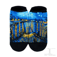Ankle Socks Masterpiece Starry Night Over the Rhone Van Gogh