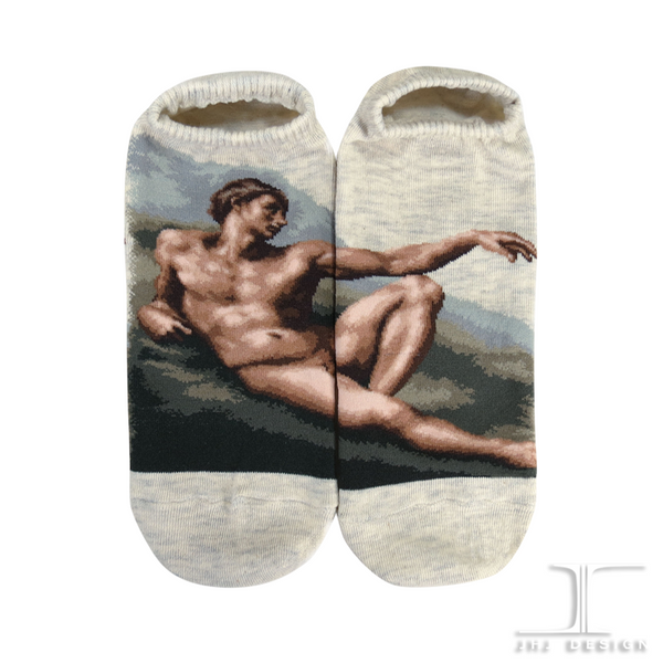 Ankle Socks Masterpiece ADAM - Creation of Adam