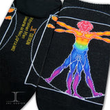 Masterpiece - Ankle socks - Vitruvian Men by Da Vinci