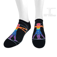 Masterpiece - Ankle socks - Vitruvian Men by Da Vinci