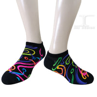 Ankle Socks Geometric Question Mark