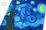 Masterpiece - Quarter Length Sock - Starry Night by Vincent Van Gogh