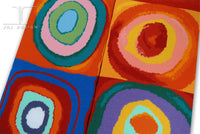 Masterpiece - Kandinsky Concentric Circle - Light Blue Detail (3 of 3)