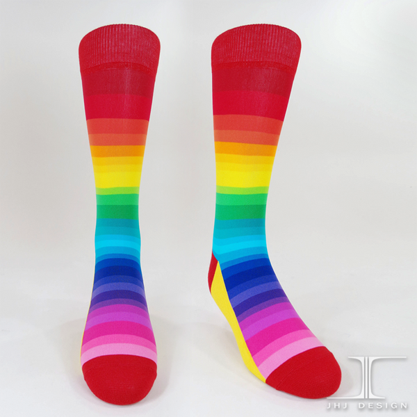 30 Stripes Rainbow Scarlet