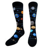 Science Solar System Grid Socks