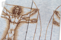 Chaossocks Artist Da Vinci Vitruvian Man